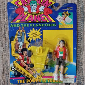 NEW 1992 Captain Planet & The Planeteers damaged box over vehicle...