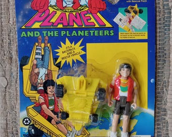 NEW 1992 Captain Planet & The Planeteers damaged box over vehicle...
