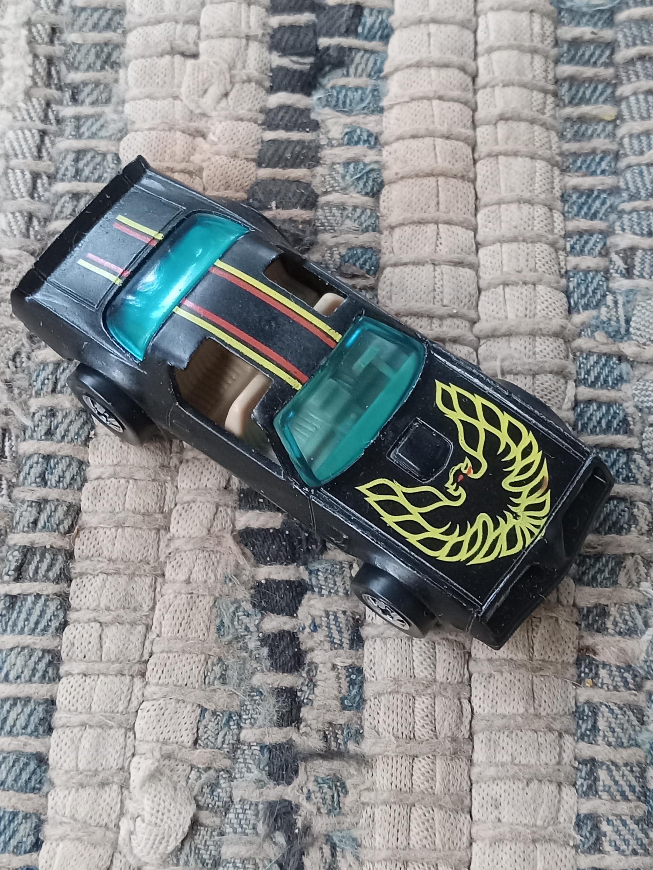 Hot Wheels Vintage 1977 Hot Bird Trans Am - Noir, échelle 1/64, Avec Carte D'origine