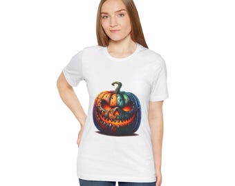 Spooky Jack O Lantern Shirt - Halloween Costume Essential Vintage Jack O Lantern Shirt - Old School Charm for Halloween