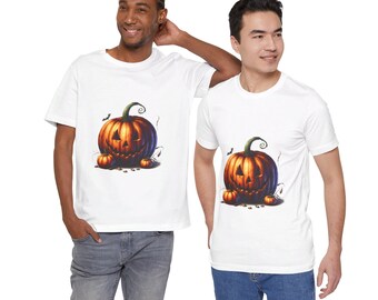 Spooky Jack O Lantern Shirt - Halloween Costume Essential Vintage Jack O Lantern Shirt - Old School Charm for Halloween