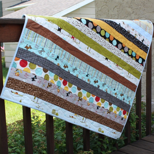 Puppy Park Baby Quilt