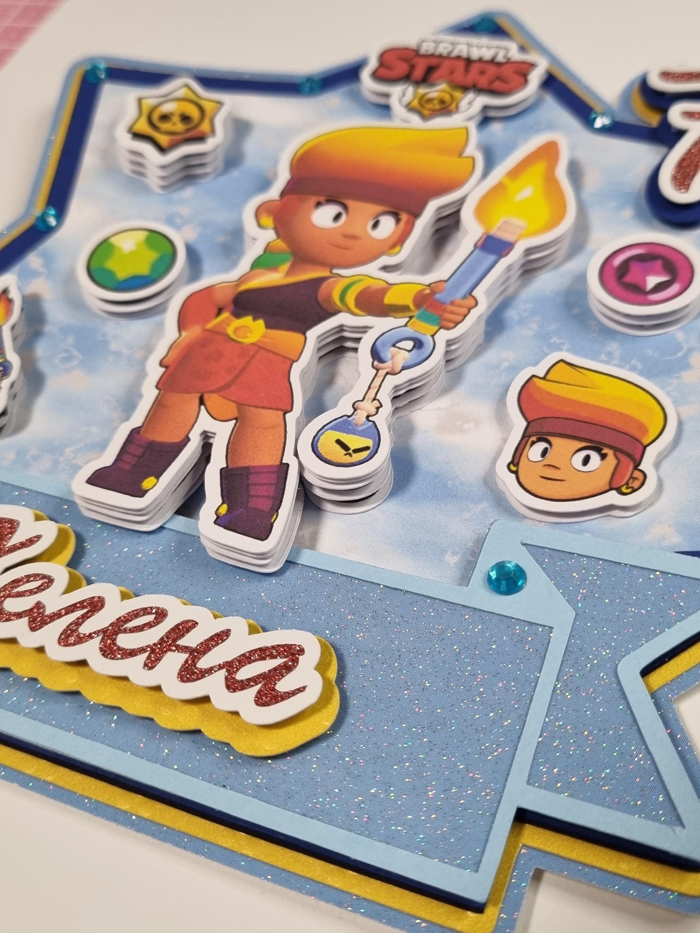 Brawl Stars Cake Topper - Etsy