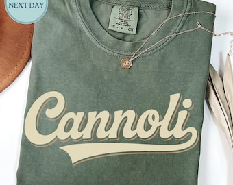Cannoli T-shirt, Italian Food Lover Gift, Funny Trendy Apparel for Foodies & Trendsetters, Show Your Italy Passion