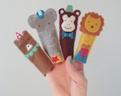 circus animal finger puppets