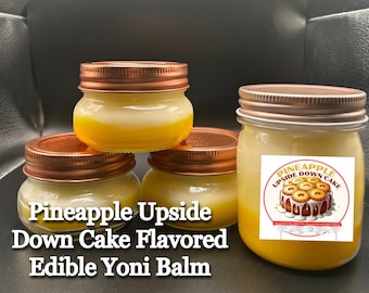 Edible Yoni Balm Feminine Attraction Edible Pheromone infused flavored yoni intimacy balm, Handmade Vegan Natural Bedroom Candy Organic