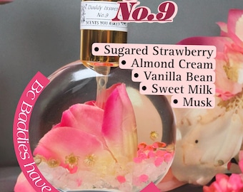 Daddy Issues no.9 - Luxury Artisan Perfume & Perfume Oil Handmade Fragrance Collection, niche artistic strawberry, almond, sweet milk, musk.