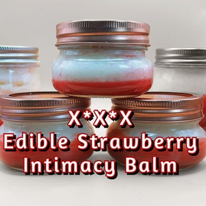 Essbares Yoni Balsam Feminine Anziehungskraft essbare Pheromon infundierte aromatisierte Yoni Intimität Balsam, handgemachte Vegan Natürliche Schlafzimmer Süßigkeit Bio
