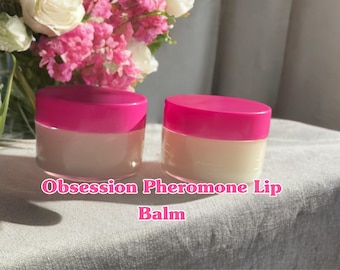 Obsession Pheromone Lip Balm | Addictive Strawberry Shortcake Flavor | Seductive Pout-Enhancing Lip Balm (50g)