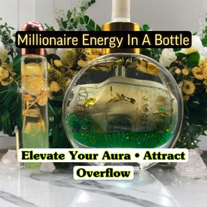 Millionaire Mindset Money Oil, Manifestation Oil, Spell Oil, Ritual Oil, hoodoo, Specific Person, conjure oil, perfume oil, luxury fragrance