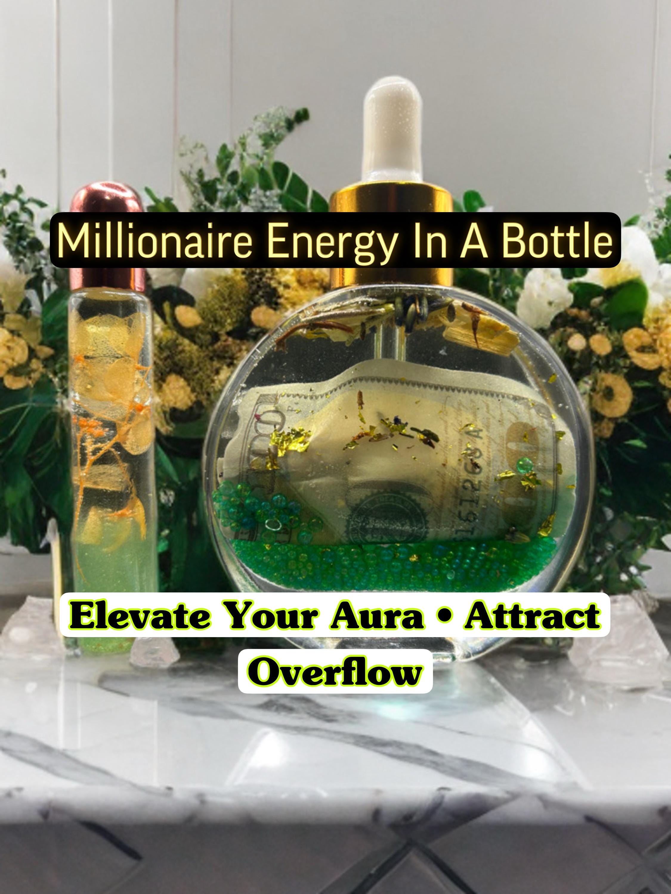 Millionaire Mindset Money Oil, Manifestation Oil, Spell Oil, Ritual Oil, hoodoo, Specific Person, conjure oil, perfume oil, luxury fragrance