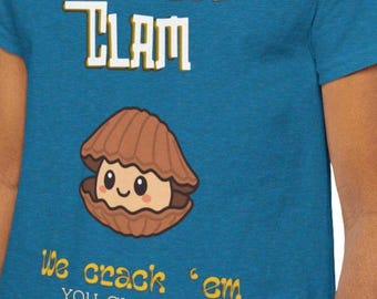 Mature*, Quirky Graphic Tee - The Crusty Clam with Fun Quote, Casual Wear, Gift for Gamers, Birthday Gift, Novelty Shirt