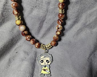 Spookachtig, griezelig, horror-icoon, op maat, sieraden