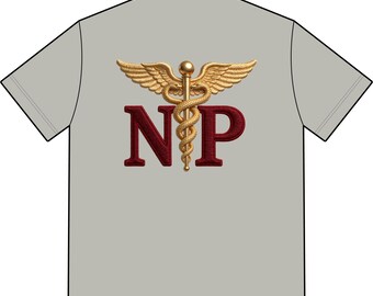 Caduceus NF Polo | Besticktes Medizinpolopolo