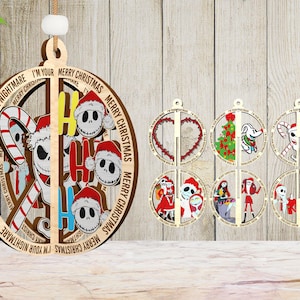 Movie Christmas Ornament Laser Cut File Svg, Christmas Characters Ornament Svg, Merry Christmas Ornament Svg ,Christmas Gift,Christmas Decor