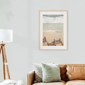 D Street Stairs - Fine Art Photography Print by Corianne Santana // Encinitas // San Diego // Surf Beach // California Coast //