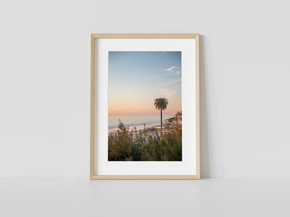 Moonlight Beach Photography Print: Encinitas California Coast