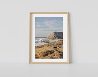Windansea Beach Hut Print: La Jolla, San Diego, California