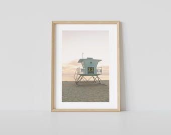 Carlsbad Tower 32 Photography Print: San Diego Surf Beach Art