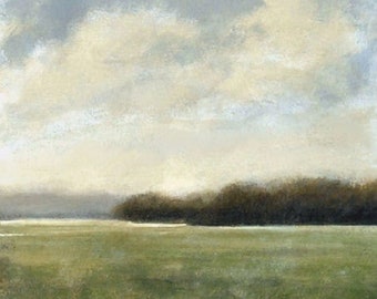 Oil Painting Custom Landscape Modern Abstract Sky Cloud Field