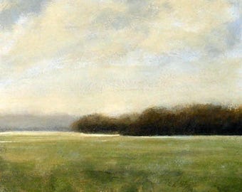 Oil Painting Custom Landscape Modern Abstract Sky Cloud Field