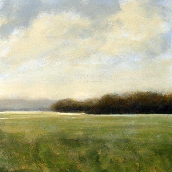Oil Painting Custom Landscape Modern Abstract Sky Cloud Field
