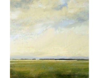 Custom Oil Painting Modern Landscape Abstract Sky Cloud Field Art