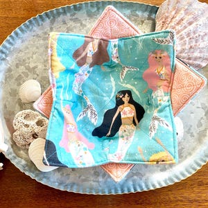 Mermaid Bowl Cozy, Gifts For Mermaid Lovers, Microwave Bowl Cozy, Microwave Bowl Holder, Soup Bowl Cozies, Mermaid Kitchen Gifts, Mermaids