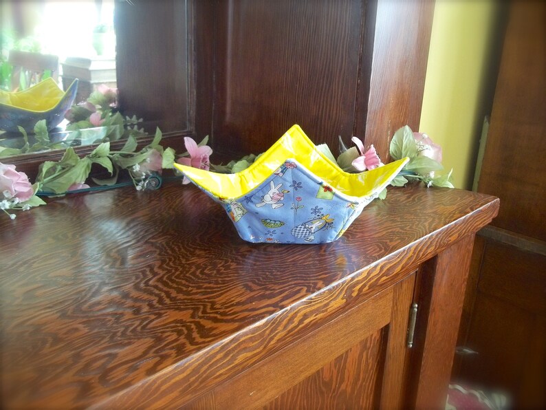 Bowl Cozy Soup Bowl Cozy Easter Bunny Kitchen Cozy For Microwave Kitchen Gifts Easter Easter Gifts For Adults Easter Kitchen Gifts