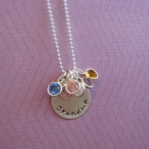 personalized grandma's jewels necklace image 2