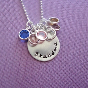 personalized grandma's jewels necklace image 3