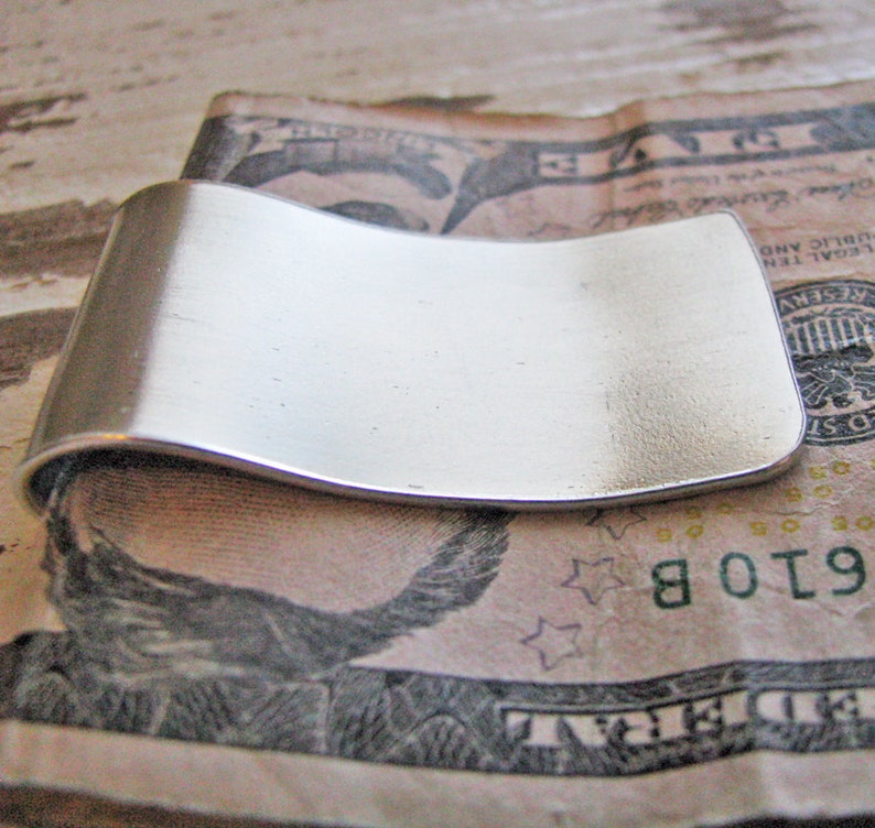 custom money clip personalize for Dad or groomsman gift image 3