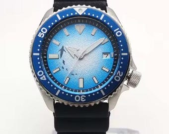 Reloj Seiko SKX007 homenaje Movimiento NH35, Reloj para hombre, Movimiento mecánico automático