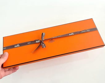 HERMES オレンジボックス 特大 正規品 エルメスの大型ボックス