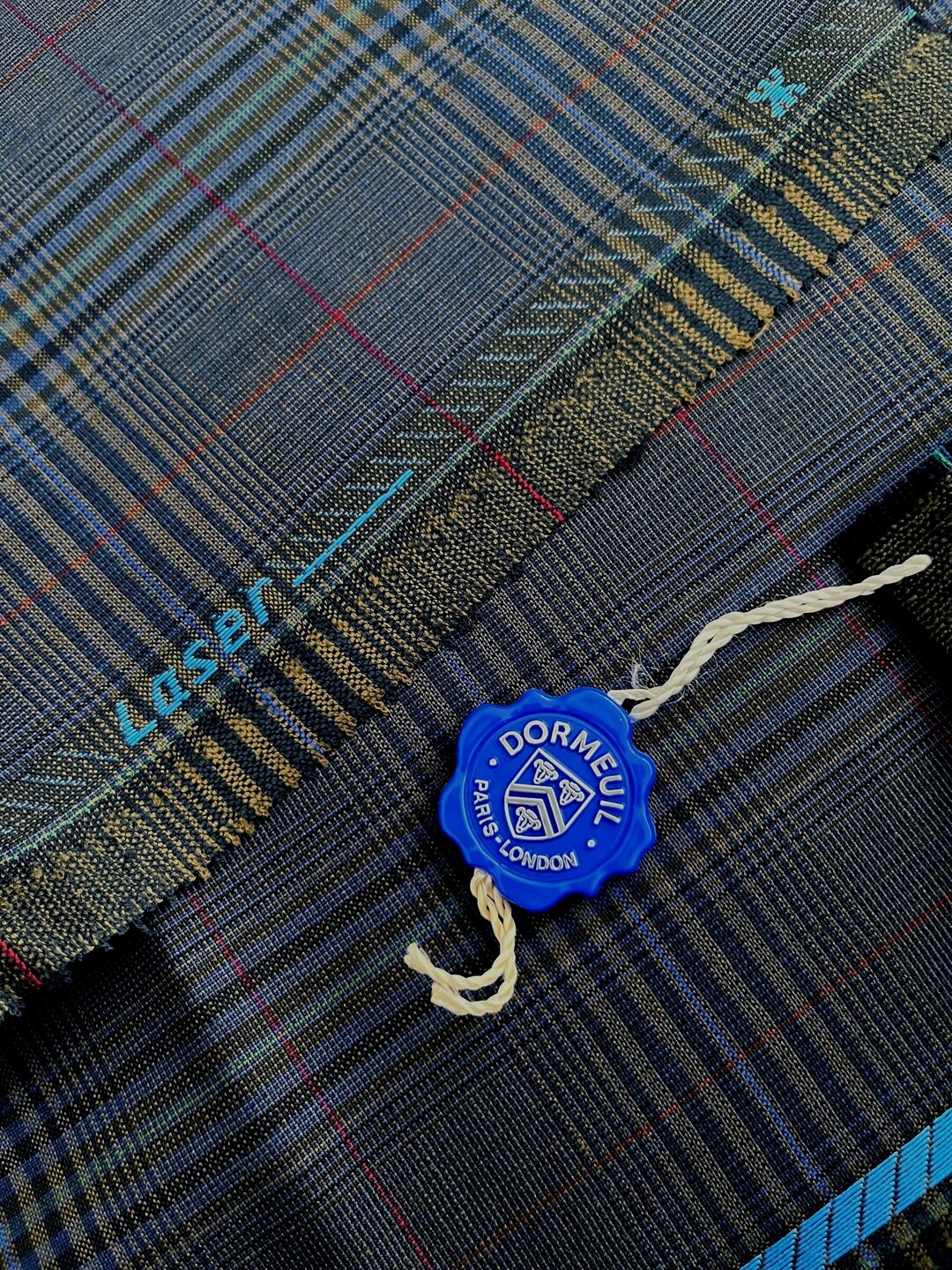 Dormeuil'Amaadeus 365 Chemisage' Luxe Laine Tissu - 2.0 M Fabriqué en