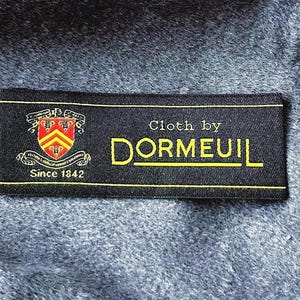 Dormeuil Wool & Cashmere Fabric • Limited Infinity Collection • Gray Luxury Tailoring Cloth • Made in France