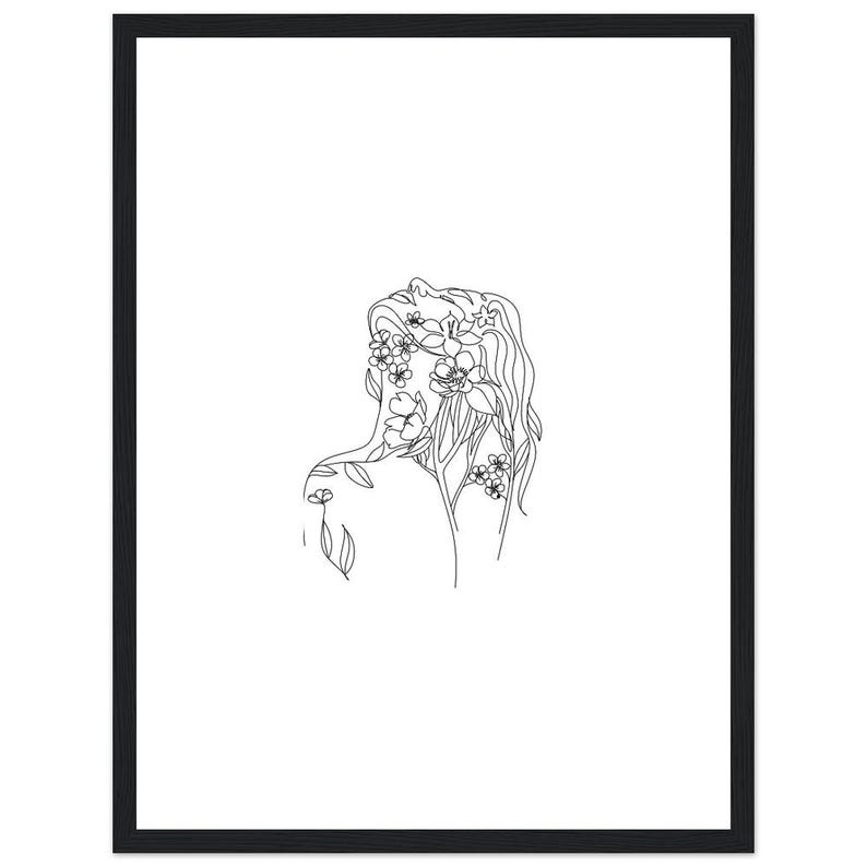 Premium Poster Made of Matte Paper With Wooden Frame Etsy