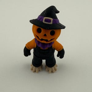 Halloween Pumpa Jack-o-Lantern Fågelskrämma Flexi Fidget Leksak