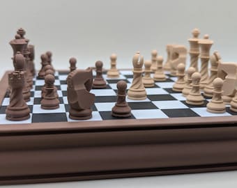 Travel Chess and Checkers Set
