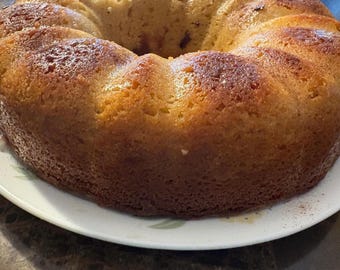 Pastel Bundt haitiano de ron Barbancourt, bizcocho para compartir, pastel caribeño, canela, nuez moscada
