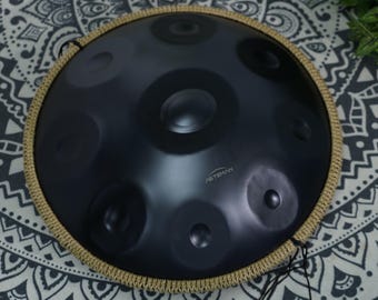Vintage Steel Drum: Woodstock Percussion Red Black Calypso