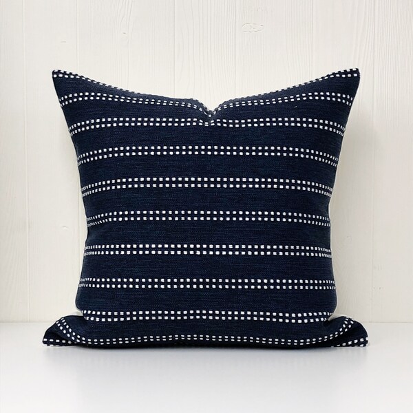 Navy Pillow Covers Etsy