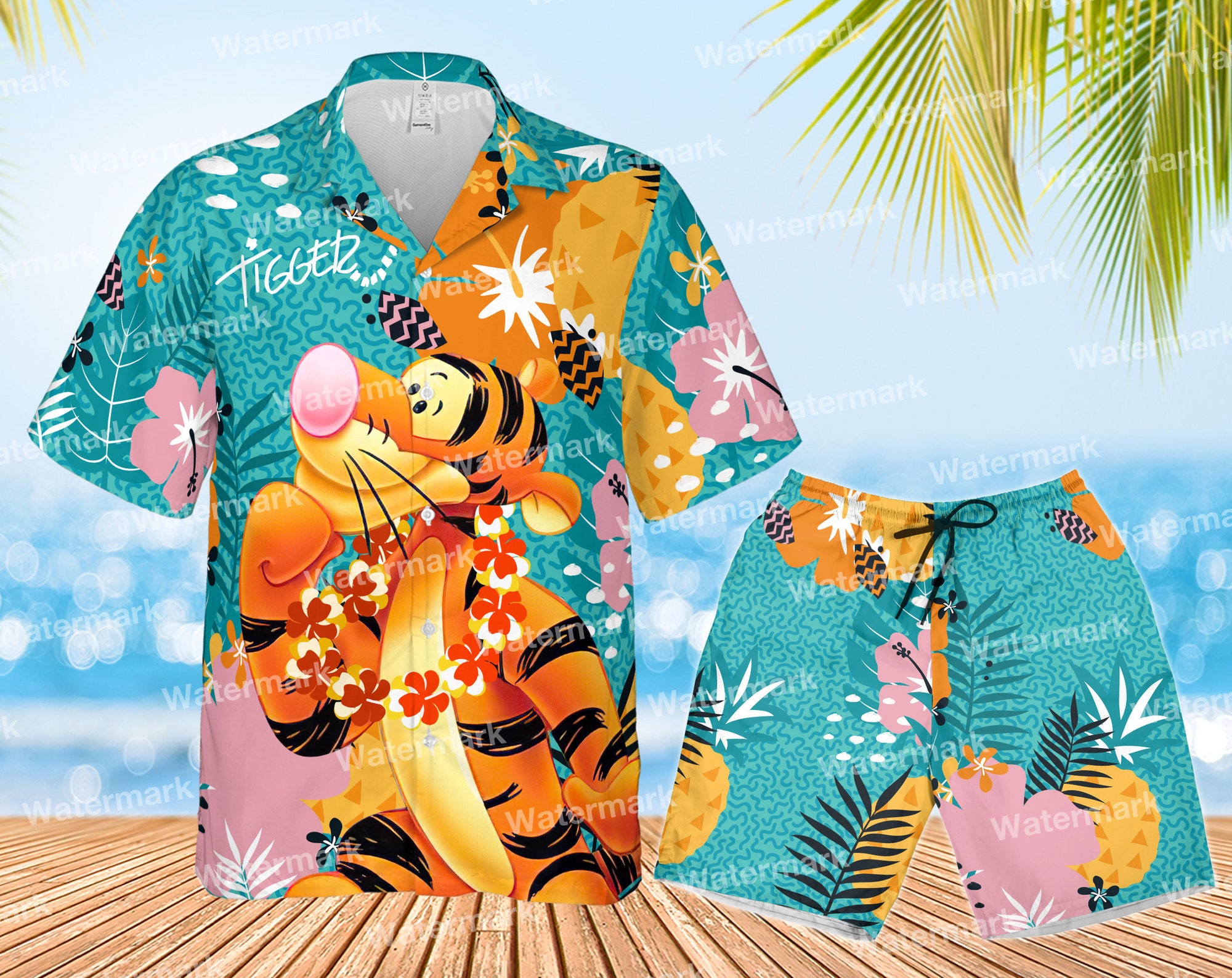 Discover tigger hawaiian shirt