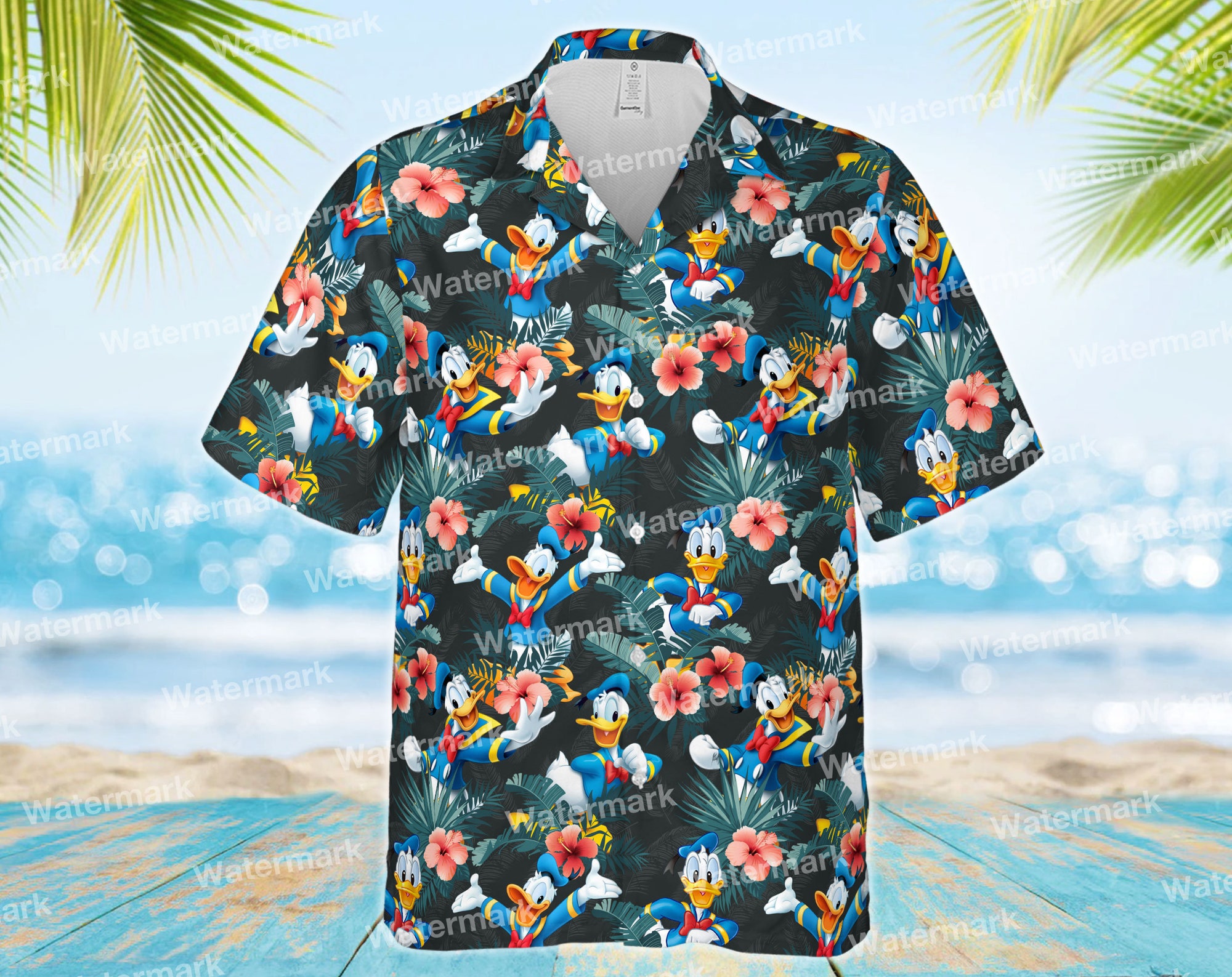 Donald Ente Disney Hawaiian Shirt Donald Ente Disney Hawaiian Shirt