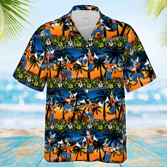 Disney gooofy hawaiian shirt, disney hawaiian shirt, aloha beach shirts