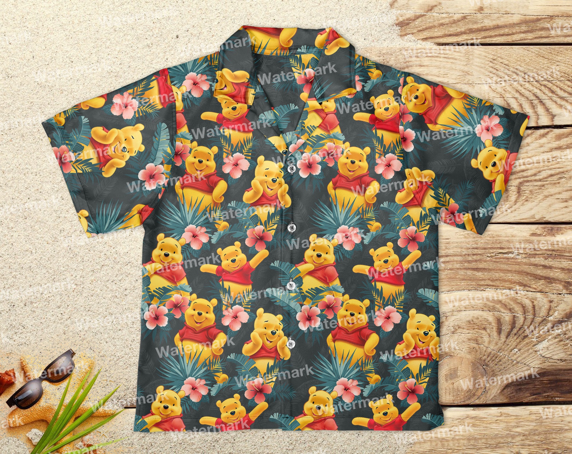 Pooh disney hawaiian winnie the pooh disney hawaiian shirt