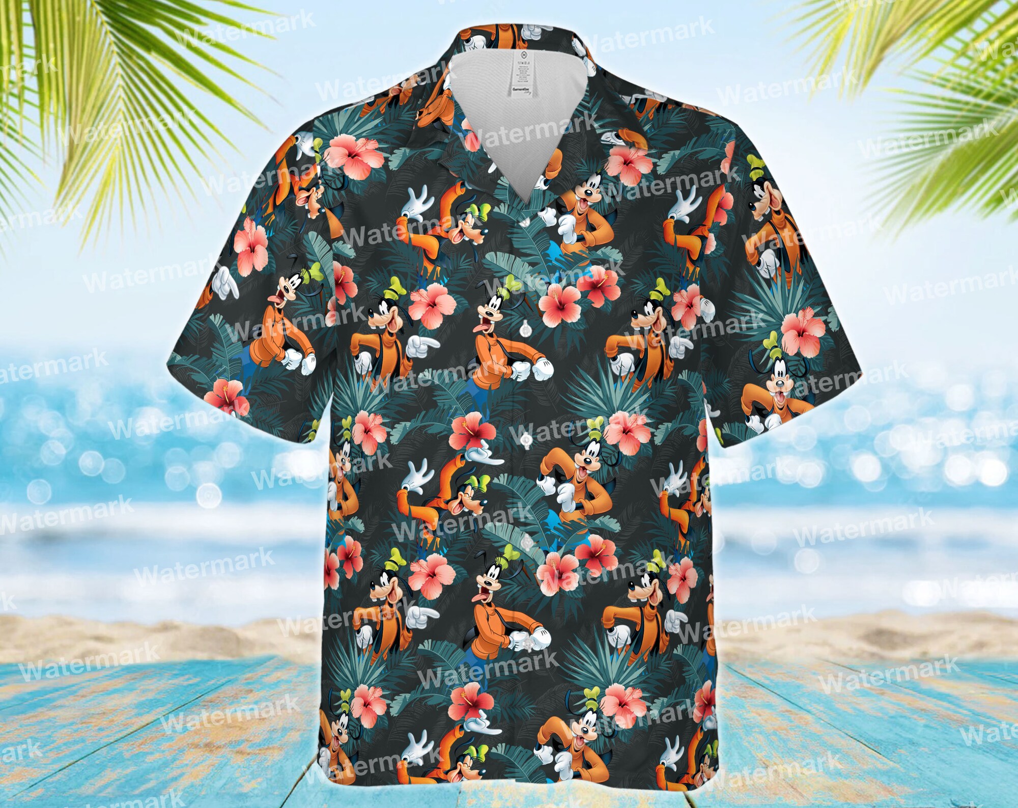 Goofy Disney Aloha Hawaiian Shirt Goofy Disney Aloha Hawaiian Shirt