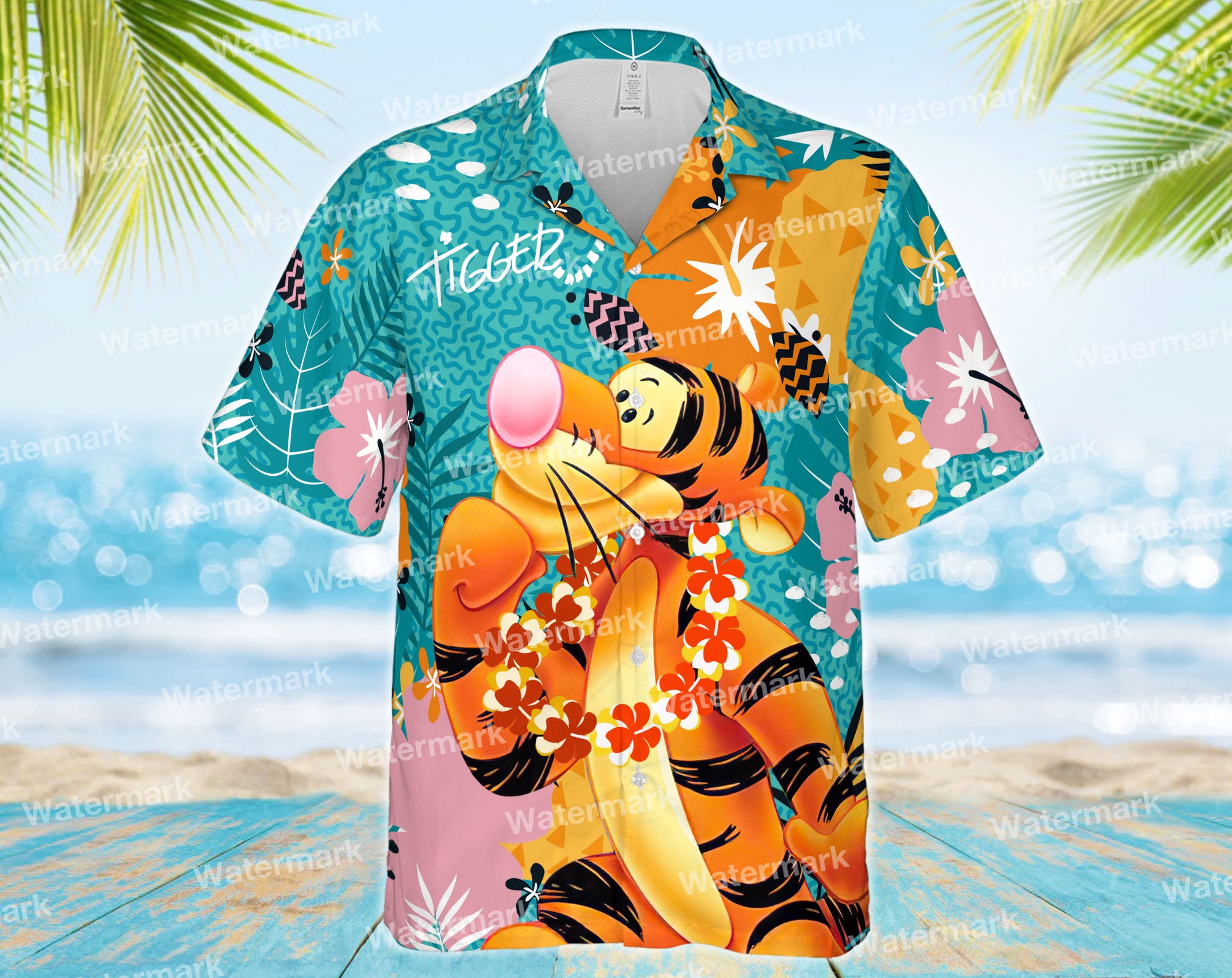 tigger hawaiian shirt