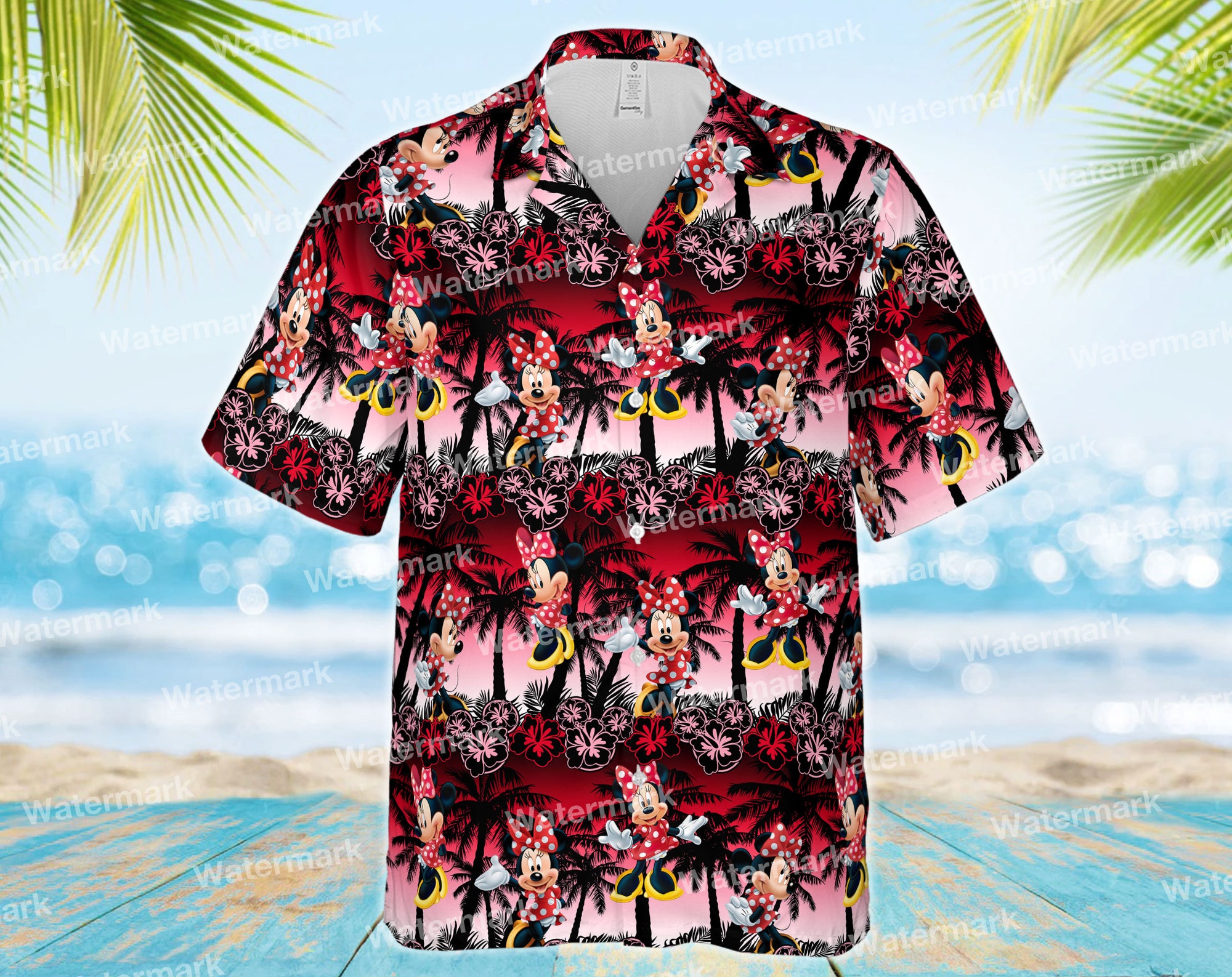 Minnie Maus aloha beach Hawaiian Shirt Minnie Maus aloha beach Hawaiian Shirt