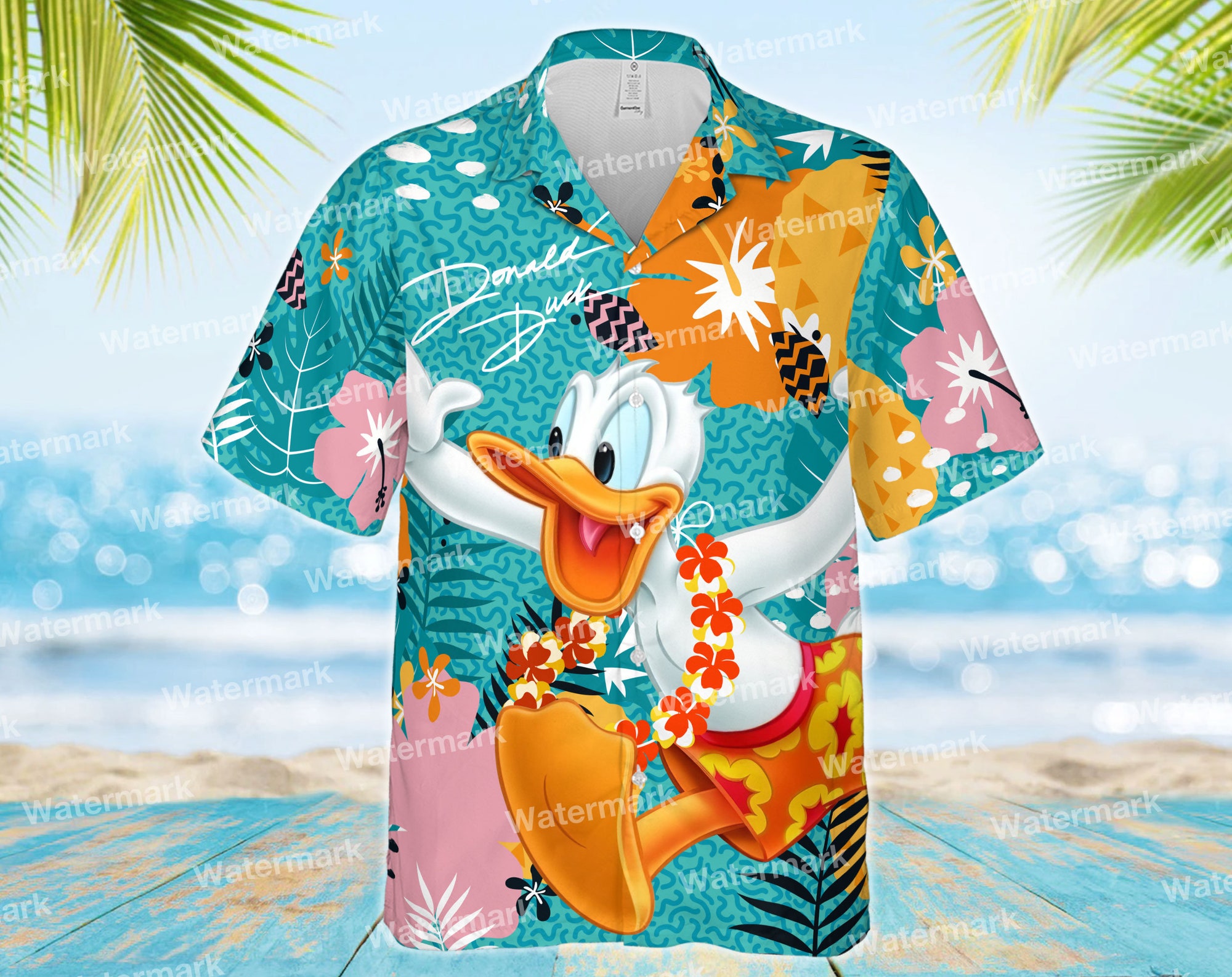 Donald Ente Disney Trip Sommer Hawaiian Shirt Donald Ente Disney Trip Sommer Hawaiian Shirt